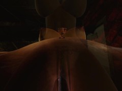 Busty Goth Rides Your Cock In The Basement - 3D Hentai Futa PoV