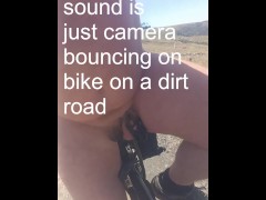 nude ride in chastity - Screenshot 2 of 16 - Nude Outdoor