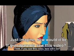 Pussy eating and pussy lucking and fucking and pressing boobs