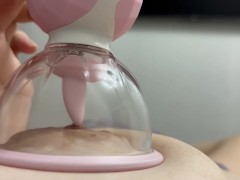 these milky nipples love to be petted so much