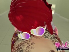 Vrchat | A schoolgirl gives me a deepthroat outside the classroom 🔥 POV feat Scarlet W. Rose