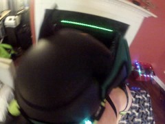 My Omega Puppy Playing With His Toys and Eating Out of His Bowl