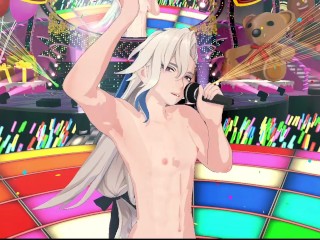 Neuvillette Naked IDOL SHOW ( Genshin Impact Yaoi Male Gay Porn )