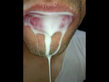 LONG TONGUE SCHOOLGIRL, I WANT CUM IN MY MOUTH, TONGUE, FETISH, SIX PACK, POV