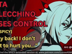 FUTA Arlecchino Loses Control [F4A ASMR] [Pegging] [Genshin Impact] [Femdom] [Fdom]