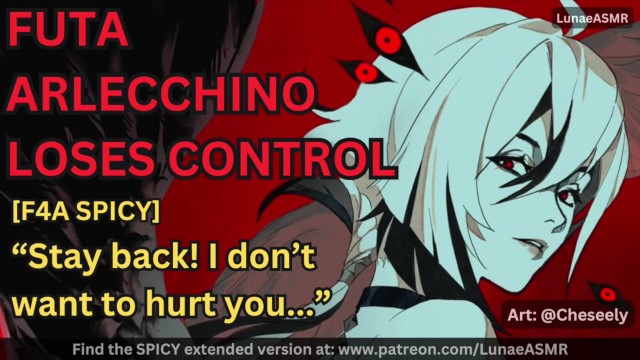 FUTA Arlecchino Loses Control [F4A ASMR] [Pegging] [Genshin Impact] [Femdom] [Fdom]