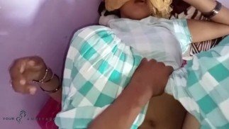 Young Indian romance and real village sister-in-law fucking after no body in home mms