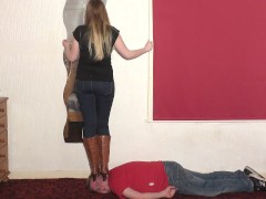 Sophie's Brown Leather Boots - Screenshot 5 of 16 - Foot Fetish