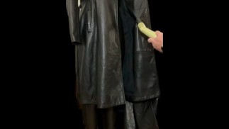 Vacuuming Girlfriend's Italian Leather Jacket and Wetsuit with Vintage Electrolux Vacuum Cleaner