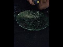 Dirty smelly foot dust while I'm removing my calluses from my big long soles