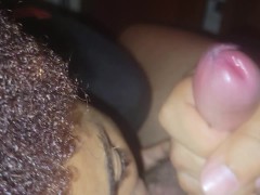 Sucking Balls And Getting Cum In My Face - Screenshot 4 of 16 - Dyke Tries Dick
