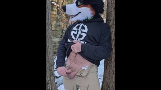 If a puppy cums in the forest, and no one is around to hear him moan, does he still make a sound?🤔