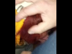 маленькая Сибирская тигрица сосёт член Сибирского медведя и получает сперму на лицо