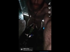 Jason Miller using his fuck machine in abandoned storage unit