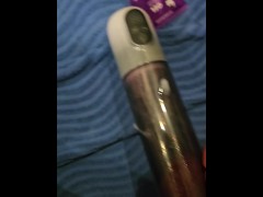 Stroking and pumping my balls with electric penis pump - Screenshot 15 of 16 - Cbt