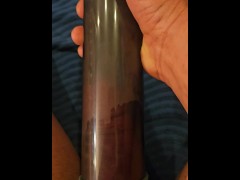 Stroking and pumping my balls with electric penis pump - Screenshot 5 of 16 - Cbt