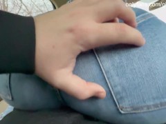 Slutty Stepsister Humping and Draining Stepbro in the Car - Screenshot 8 of 16 - Jeans