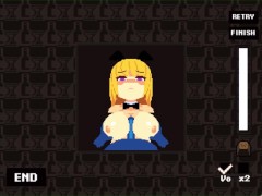 【H GAME】BunnyBarTalk♡Hドットアニメーション パイズリ Paizuri Hentai Dot Pixel Anime