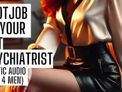 Footjob by your hot psychiatrist (Full Taboo Audio Porn on my site ASMR HFO JOI Erotic Audio 4 Men)