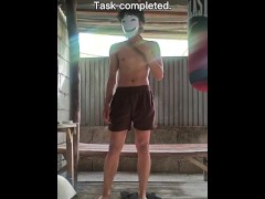 Not stopping working out until i became toji day 12
