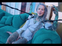 Tattoo Model Pornstar Anuskatzz talks about passion ASMR Youtube channel: ASMRkatz SFW inked hippie