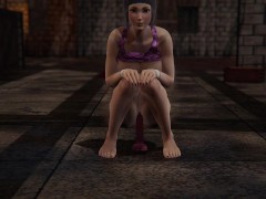 Juri Han rides a dildo - 3D Porn - Screenshot 16 of 16 - Solo