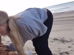 After A Blowjob For A Stranger On The Beach I Got Fucked