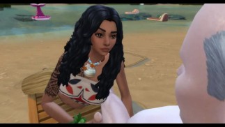 Moana fucked on the beach by BWC