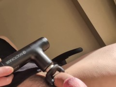 【オナニー】ちんちんぶるぶる射精【おもちゃ】 Shaking penis ejaculation - Screenshot 3 of 16 - おもちゃ
