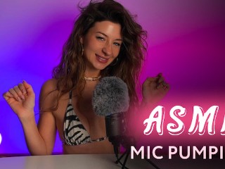 ASMR * Соблазнительная брюнетка Amy Haze заставит тебя кончить * НАКАЧИВАНИЕ МИКРОФОНА