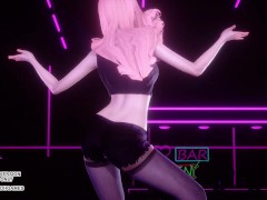 [MMD] KISS OF LIFE - Midas Touch Ahri Akali Seraphine Sexy Kpop Dance Uncensored Hentai