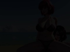 Hot Beach Babes Inspired by 90s Video Game Style - Slideshow