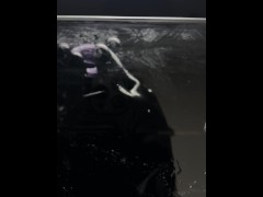 30cm dildo💜 Gas Mask Deep Throat💜