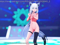 【MMD ホロライブ  4K/60fps】《Shirakami Fubuki (白上フブキ)》~《T-ARA[티아라] "NUMBER NINE [넘버나인]》