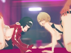 【ゼンレスゾーンゼロ 乱交セックス2】アストラ・ヤオ,イヴリン・シェヴァリエが集団エッチする3Dエロアニメ動画(Evelyn Chevalier,Astra Yao group orgy sex2.)