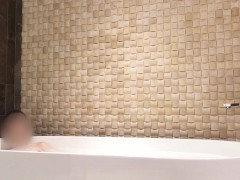 Bath time at luxury hotel