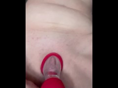 Tight Little Pussy Pumping and Lip Pulling Shaking Orgasm - Screenshot 14 of 16 - Vibrator