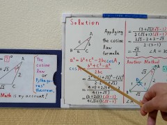 Luckily, there's no need for the Law of Cosines.[JapanMath]()