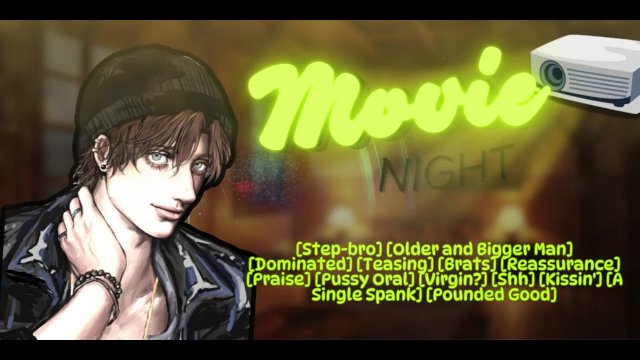 Step Bro Cuddles You On Movie Night In His Room And Fucks You