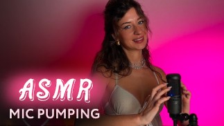ASMR * Weiche und sanfte Brünette Amy Haze lassen dich entspannen und abspritzen * MIC PUMPING