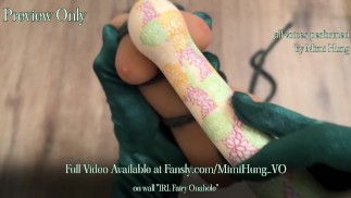 Futa Ties Up Mini-Girl Onahole Friend, then Fucks Her with a Flowery Cock [Sex Toy Preview]