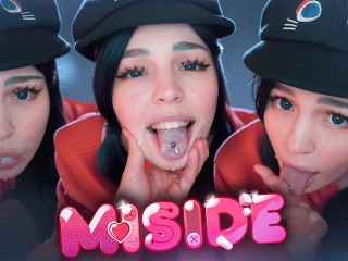 「MiSide」的米塔吞下了所有精液