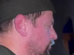 watching the walk away while tasting his cum 5/16