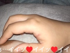 【字幕付き】1週間ぶりのチクニーで久々に乳首アクメ決めりゅッ♥️おほォ～んッ♥️