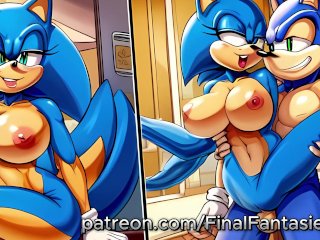 Sonic The Hedgehog HOT SEX SCENE in Kitchen