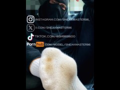 Polish SneakMaster96 trains German sklave foot boots socks stinky cock worship blowjob