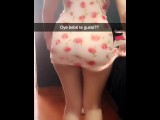 Lover leaves me his thong to on Snapchat