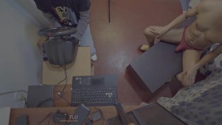 My Hot Neighbor Assists Me In Repairing My Joystick