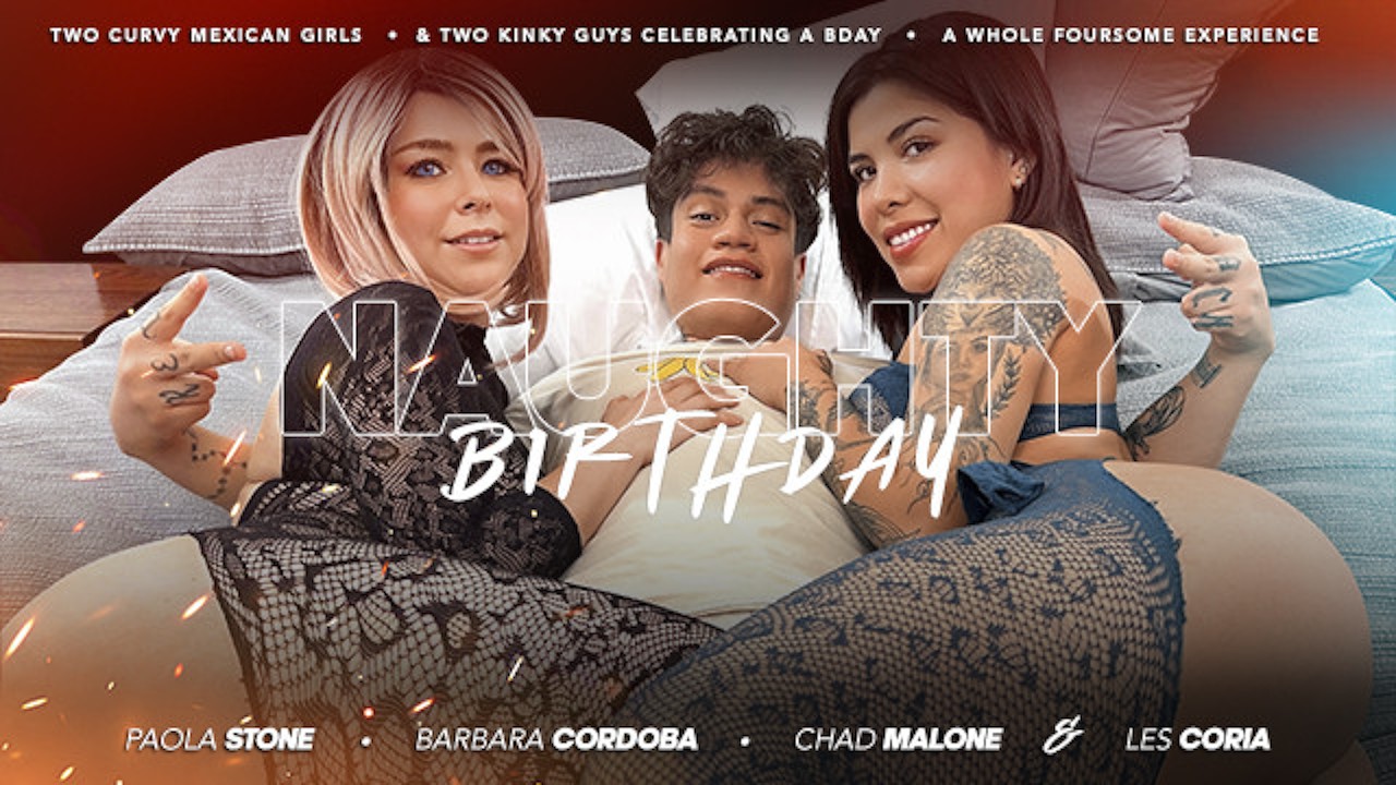 Fucking with two big ass on my best friends birthday!