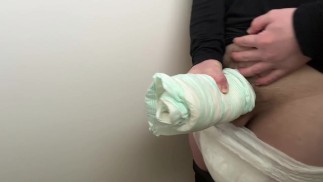 1日履き続けたおむつはびしょ濡れ